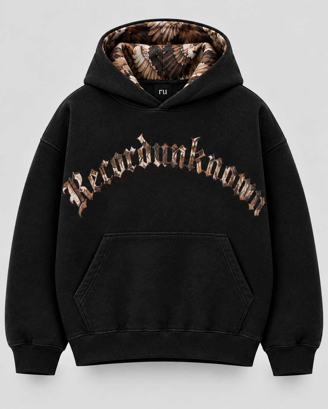 Eagle Hoodie Black