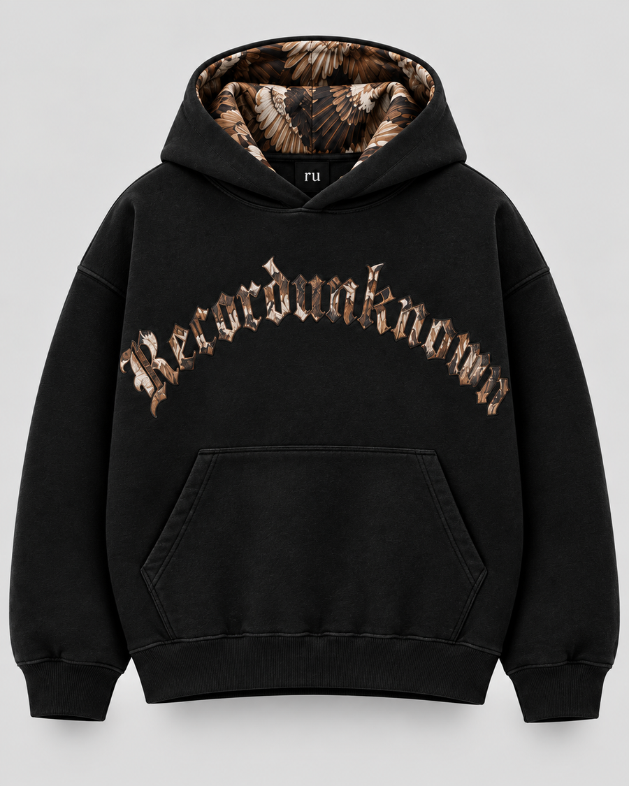 Eagle Hoodie Black