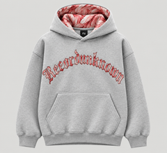 Flamingo Hoodie Grey