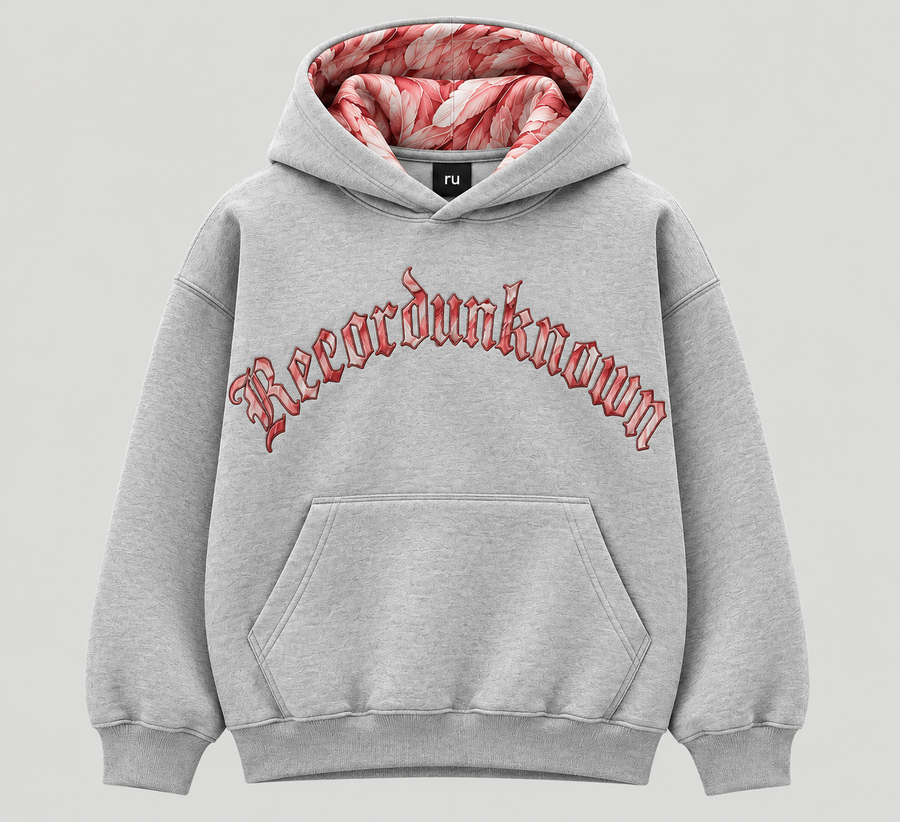 Flamingo Hoodie Grey